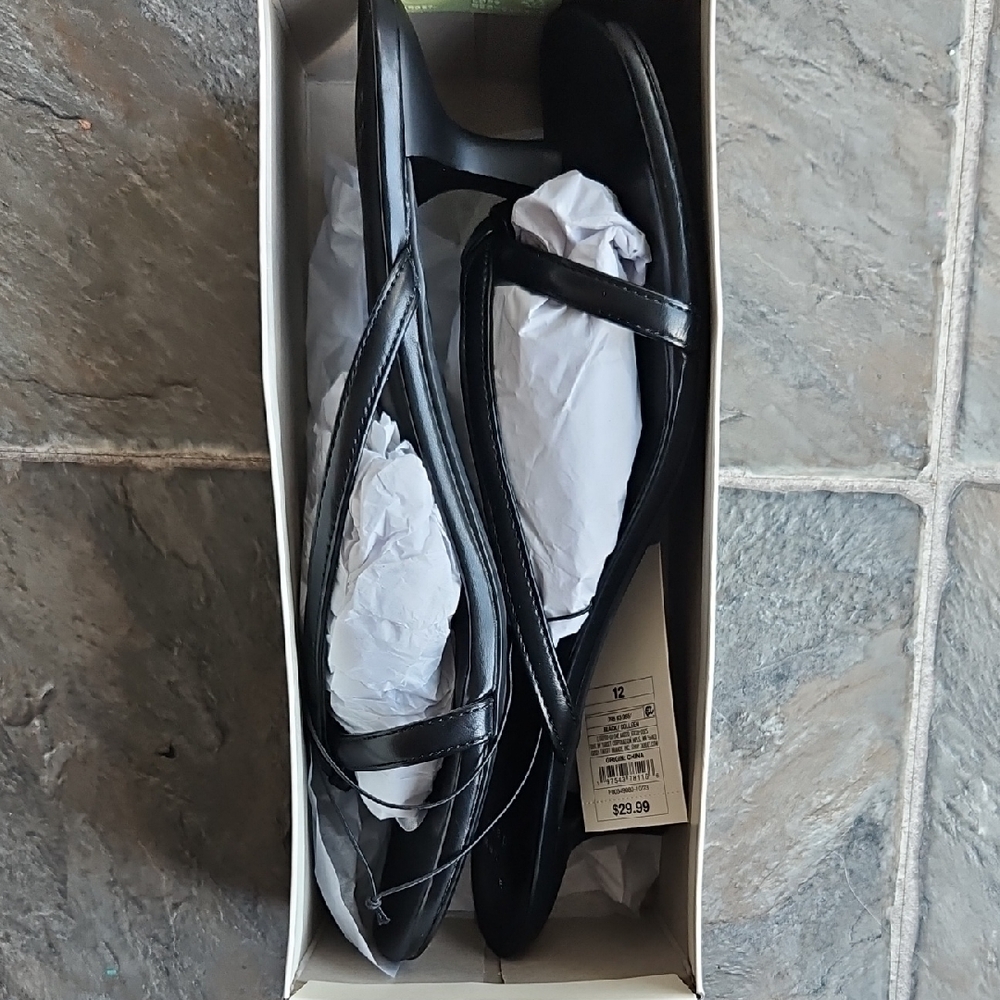 a new day Black Colleen Heels Size 12